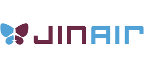 A full color logo of Jin Air